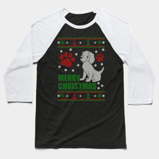 Merry Christmas dog ugly sweater Baseball T-Shirt